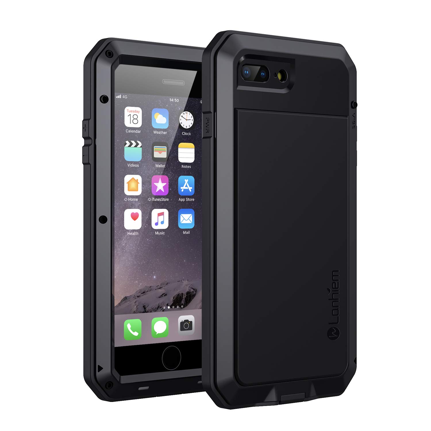 Amazon.com: Lanhiem iPhone 7 Plus / 8 Plus Case, Heavy Duty
